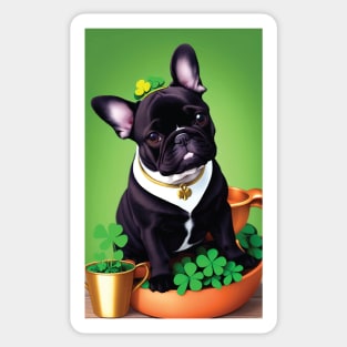 Lucky Frenchie Sticker